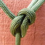 Bowline Knot tied in Paracord 550