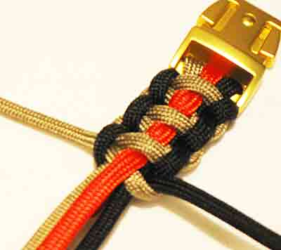 3 Color Paracord Bracelet Pick size and colors Paracord Bracelet Tri-color 